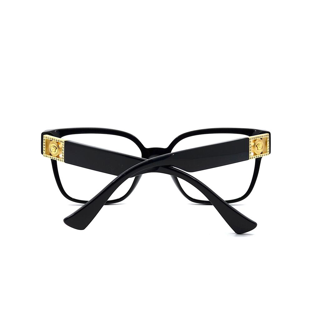 NEW VERSACE VE3329B GB1 BLACK AUTHENTIC EYEGLASSES FRAME - Picture 9 of 16